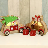 Wooden Luminous Calendar for Christmas Jewelry P0005