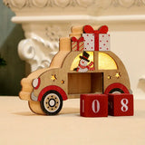 Wooden Luminous Calendar for Christmas Jewelry P0005