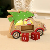 Wooden Luminous Calendar for Christmas Jewelry P0005