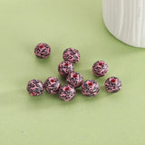 XUQIAN 100Pcs DIY Leopard Round Wooden Beads 10mm Necklace Jewelry Making B0318