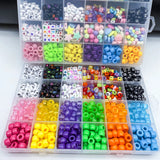 XUQIAN DIY Round Letter Bead for Jewelry Combinations
