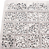 XUQIAN DIY Round Letter Bead for Jewelry Combinations
