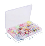 DIY Jewelry Making Kit with Colorful Bead Sets - 19*13*2.2cm