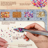 Bead Scoop & Soft Bead Mat with Grids for Jewelry Making