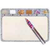 Bead Scoop & Soft Bead Mat with Grids for Jewelry Making