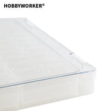 XUQIAN Adjustable Small Jewelry Plastic Storage Box with for Jewelry Box L0088