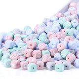 XUQIAN 50pcs Silicone Teething Alphabet Letter Beads for Baby Pacifier
