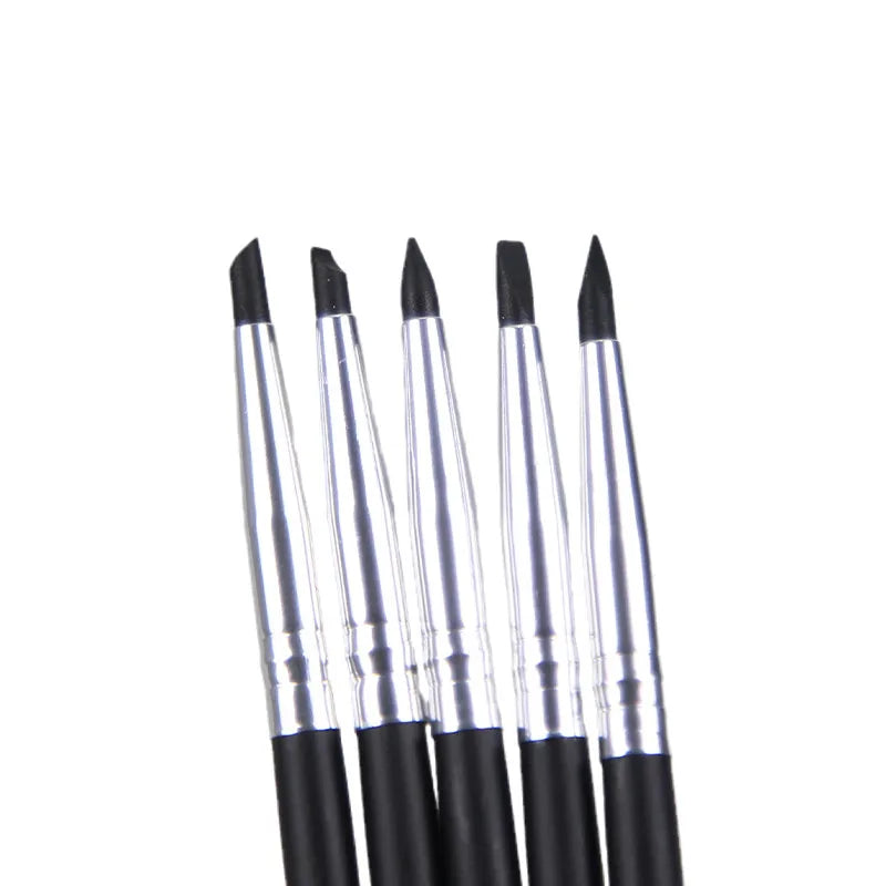 XUQIAN 5pcs Carving Pen with Rubber Seal Jewelry Making
