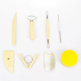 XUQIAN 8Pcs Polymer Clay Sculpting Kit Carving Tool L0111