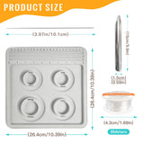 Bead Board Bracelet Sizer Tool 4 Round Grooves Jewelry Making Supplies L0182