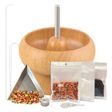 Jewelry Making Bead Spinner Kit with Thread, Beads & Needles
