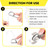 Bracelet Bending Bar for Cuff Bracelet Making Jewelry Tool L0192
