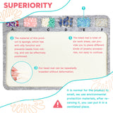 Flat Crystal Elastic Cord, Beading Set for Bracelet Making