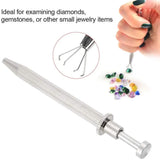 Jeweler's Pick-Up Tool 4 Prongs Tweezers for Jewelry Making L0159