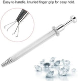 Jeweler's Pick-Up Tool 4 Prongs Tweezers for Jewelry Making L0159