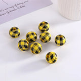 XUQIAN 16mm Wooden Loose Grid Beads 200 Pcs B0314