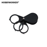 XUQIAN 2pcs 5.5*2.5cm Handheld Eye Loupe Jewelry Magnifier