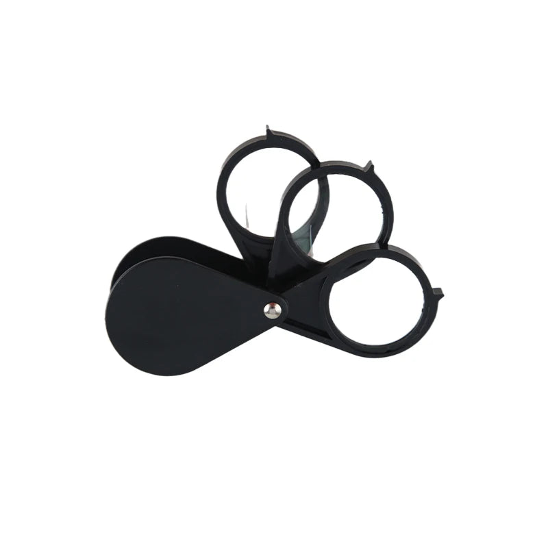 XUQIAN 2pcs 5.5*2.5cm Handheld Eye Loupe Jewelry Magnifier