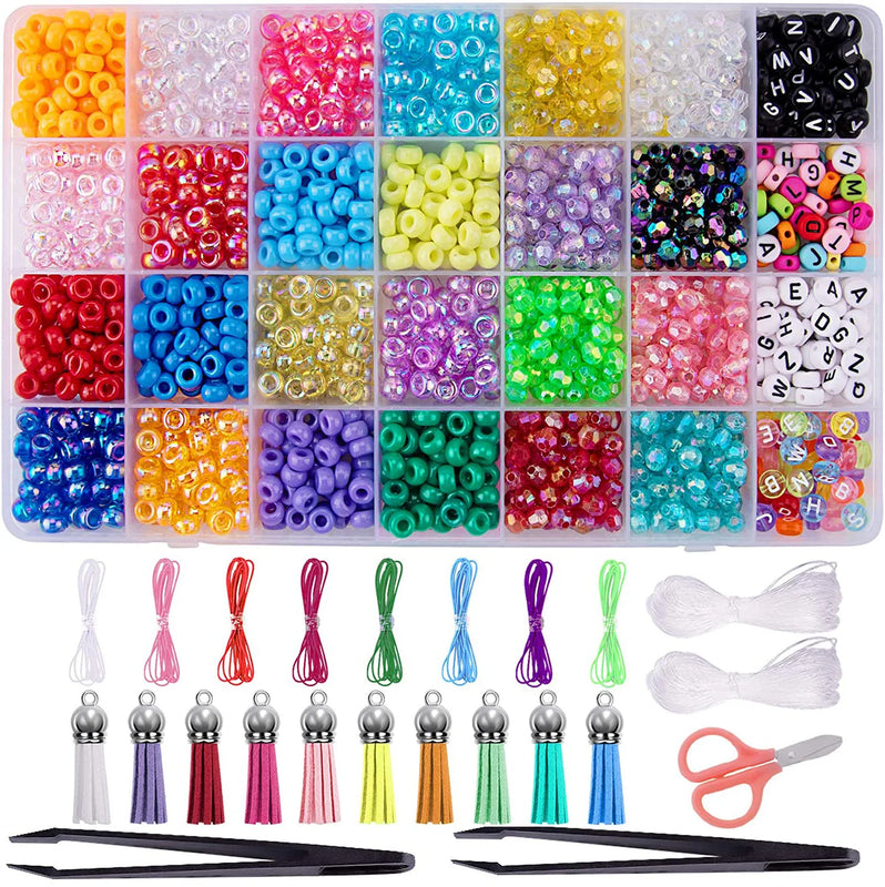 DIY Colorful Acrylic Bead Box for Jewelry Making Kits