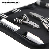 XUQIAN Mini Pliers Set for Jewelry Making in Zip Case
