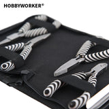 XUQIAN Mini Pliers Set for Jewelry Making in Zip Case