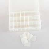 XUQIAN High 5pcs Beaded Jewelry Storage Set Clear Plastic Case L0005