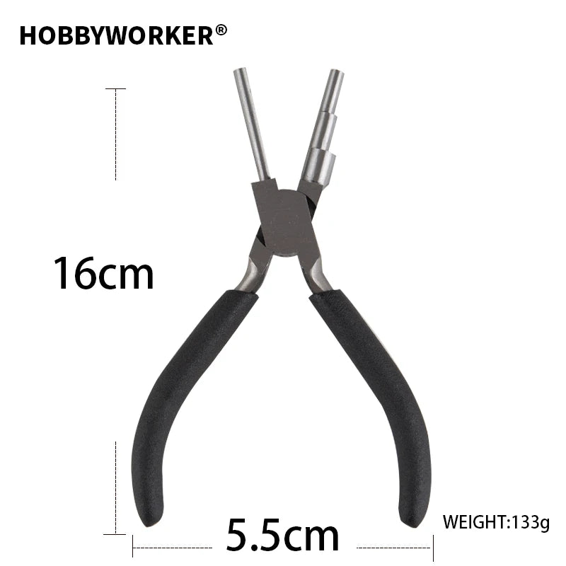XUQIAN High Round Head Pointed Nose Plier for Jewelry Making