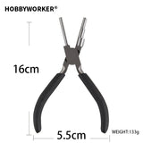 XUQIAN High Round Head Pointed Nose Plier for Jewelry Making