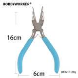 XUQIAN High Plastic Side Cutting Round Long Nose Pliers for Jewelry Making