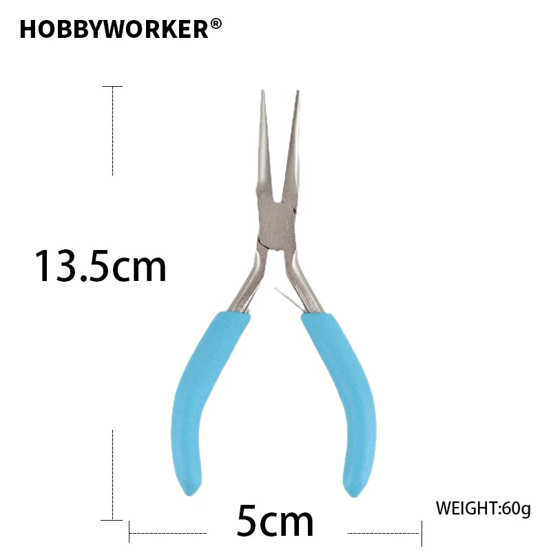 XUQIAN High Plastic Side Cutting Round Long Nose Pliers for Jewelry Making