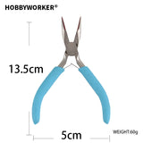 XUQIAN High Plastic Side Cutting Round Long Nose Pliers for Jewelry Making