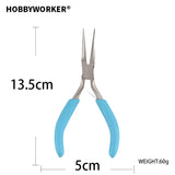XUQIAN High Plastic Side Cutting Round Long Nose Pliers for Jewelry Making