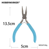 XUQIAN High Plastic Side Cutting Round Long Nose Pliers for Jewelry Making