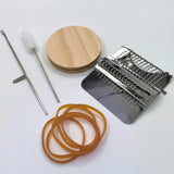 Small Portable Knitting Tool with 14 Hooks for Beginners