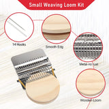Small Portable Knitting Tool with 14 Hooks for Beginners