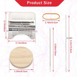 Small Portable Knitting Tool with 14 Hooks for Beginners