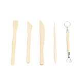 XUQIAN 5-Piece Polymer Clay Tools Kit for DIY Jewelry Making