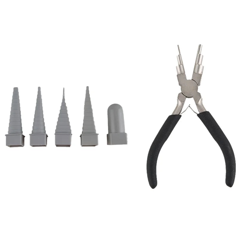 Jewelry Making Kit with Wire Wrapping Set & 6 in 1 Bail Plier