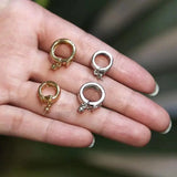 XUQIAN 10mm Round Bead Disc Buckle for DIY Bracelet Necklace Making A0043