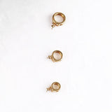XUQIAN 10mm Round Bead Disc Buckle for DIY Bracelet Necklace Making A0043