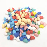 XUQIAN Silicone Small Love Heart Beads for DIY Necklace Pacifier Chain B0052