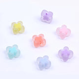XUQIAN DIY Frosted Four-Leaf Clover Arcylic Frost Beads for Jewelry Making