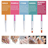 Double Ended Manicure Pen Set with Holder for Nail Drill DIY
