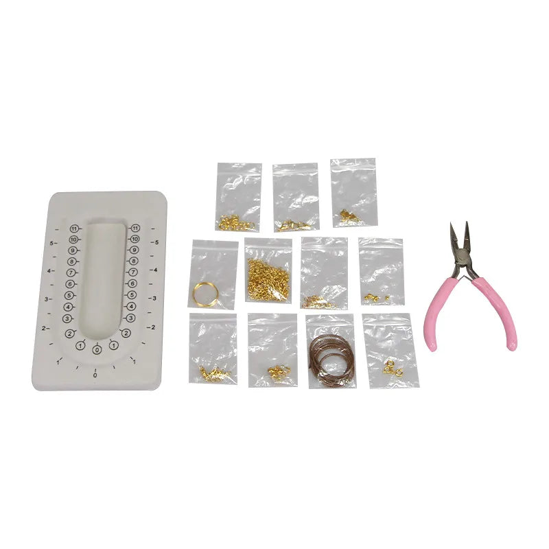 Jewelry Findings Set Earring Hooks Jump Rings Kit L0159