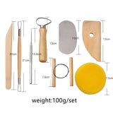 XUQIAN Modeling Clay Sculpting Tools Set for Sculpting Wax Carving Pottery