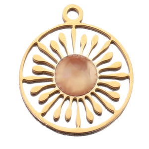 XUQIAN Stainless Steel Charm Pendants for Earring Necklace Making