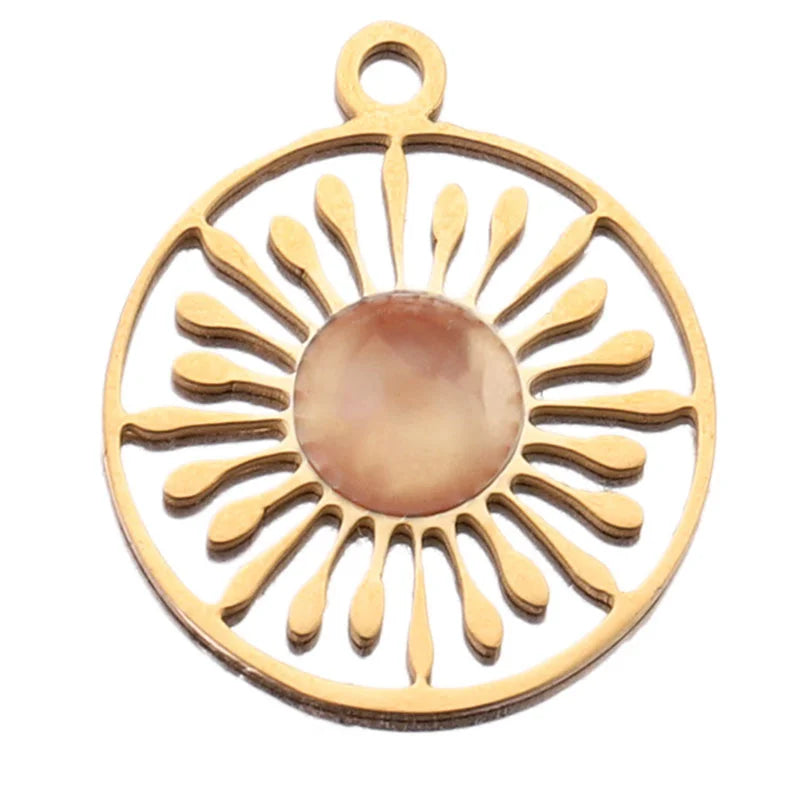 XUQIAN Stainless Steel Charm Pendants for Earring Necklace Making