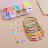 XUQIAN 10 Grid Kids' Educational Soft Pottery Set Letter Beads A0146