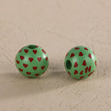 XUQIAN 16mm Tattoo Wood Beads Mixed Love for Kids Jewelry Making