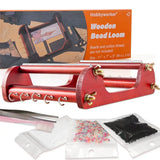 Wooden Bead Loom for Women Make Necklaces Bracelets Tools L0118